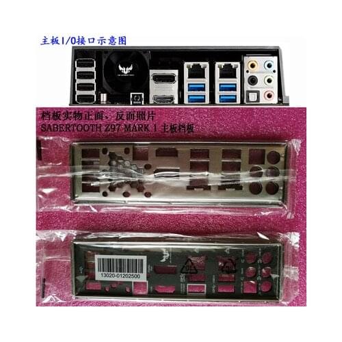 New I/O shield back plate of motherboard for ASUS MAXIMUS VIII IMPACT just shield backplate