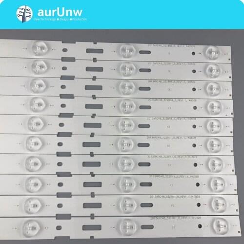 New LED strips for GRUNDIG 48 TV 48VLE5421 48VLE5421BG LSC480HN03 SAMSUNG 2013ARC48 3228N1 6 REV1.0 131209 LSC480HN03 05