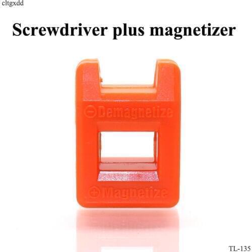 Cltgxdd screwdriver plus magnetic device Dual-use degausser Mini Screw batch Fast magnetizer Demagnetizer Random Color