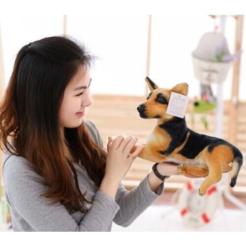 About 30cm German Shepherd dog plush toy birthday gift Christmas gift h2924