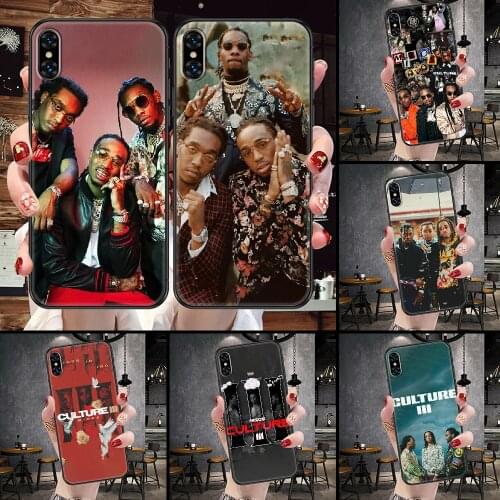 Quavo offset Migos Phone Case Cover Hull For iphone 5 5s se 2 6 6s 7 8 12 mini plus X XS XR 11 PRO MAX black pretty funda