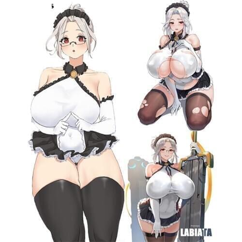 Sexy BBW Prototype Labiata Anime Girl Sticker for Last Origin Car Accessories Vinyl Waterproof Decal