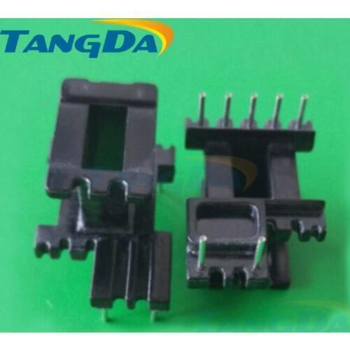 Tangda EE16 core EE Bobbin magnetic core + skeleton soft magnetism ferrites EE16W 7pin 7P 5+2 Transformers Widen vertical