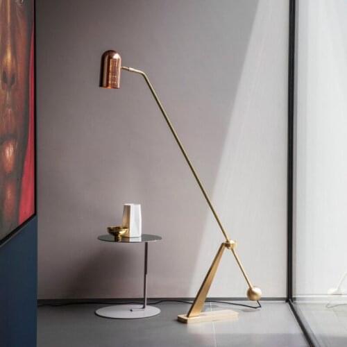 Modern Metal Brass Floor Lamp Living Room Bedroom Beside Reading Standing Light FA114