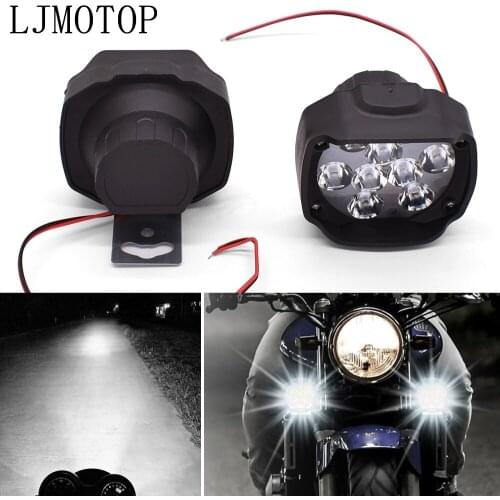 Motorcycle Led Lamp Waterproof Fog Spot Headlight 1000LM With Switch For Ducati S4/S4R Honda cb400 CB919 CB190R CB650R CB125R
