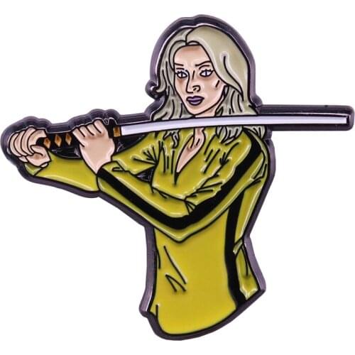 Kill Bill brooch The Bride revenge pin great movie fans collectible