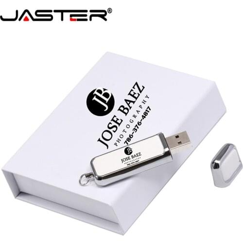 JASTER Custom logo colour print leather usb 2.0 memory sticks USB flash drive pendrive 64GB 32GB 16GB 8GB 4GB activity gift