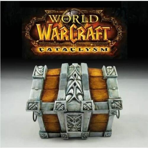 WOW Hearthstone Broken Treasure Case Prop PVC Action Figure Collectible Model Toy 18cm