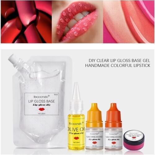 100ml Clear Lip Gloss Base Oil Not Sticky DIY Moisturizing Lip Gloss Raw Material Gel Handmake Liquid Lipstick Wholesale