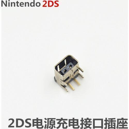 100Pcs/Lot Origianl New Charging Power Socket Port For 2DS Replacement Part