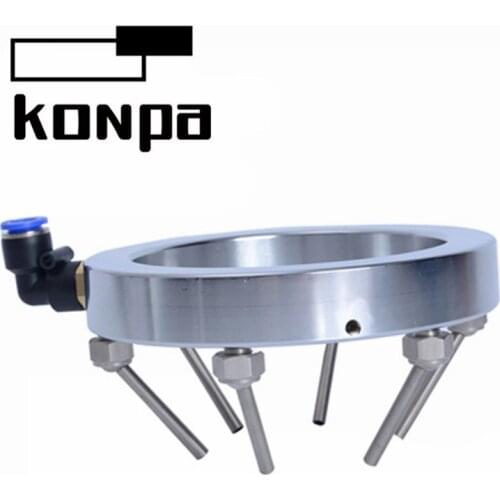 125-155mm Engraving machine spray ring with metal nozzle cnc machine shaft universal nozzle cooling water ring for cnc machine