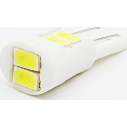 200pcs wholesale car led signal Clearance light LED white Light T10 194 168 5730 5730 Chip Wedge Ceramics Light for car Styling