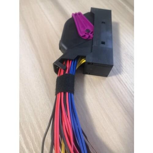 38 Pin/Way TE Sound System Amplifier Sound System Amplifier Plug Connector With Wire Harness Pigtail For VW Audi 5K0 971 636