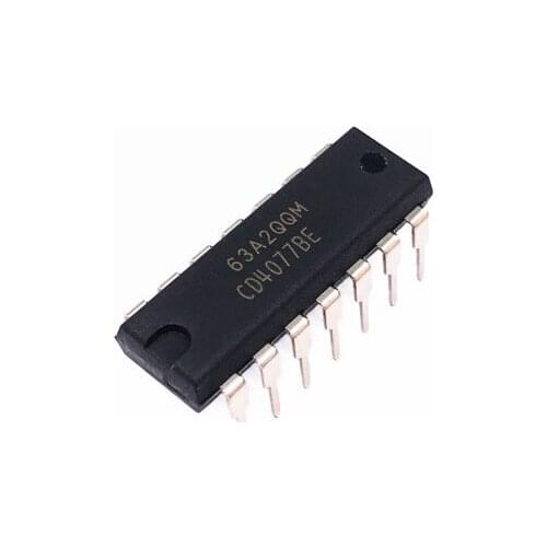 500pcs/lot CD4077BE CD4077 DIP-14 IC Free Shipping New original