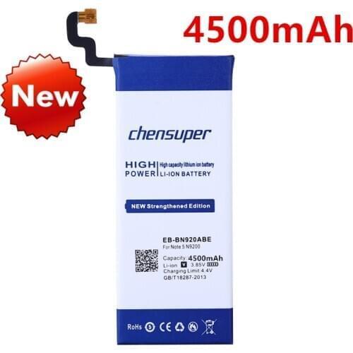 New EB-BN920ABE 4500mAh Phone Battery For Samsung Galaxy Note 5 N9200 N920t N920 Battery Replacement High Quality AAA Gift