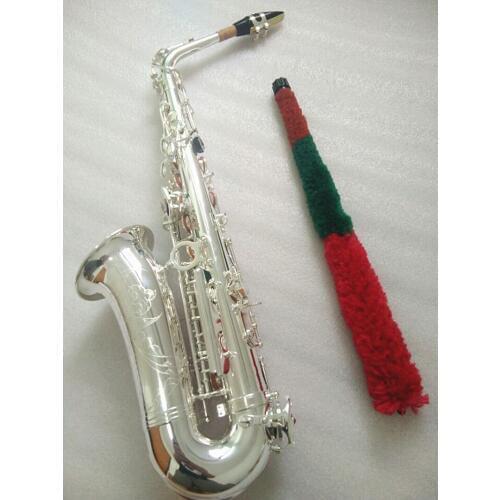 New Arrival Alto Eb Saxophone Brass Silver Plated Alto Sax E Flat Musical Instrument With Nylon Case Mouthpiece and Hard box