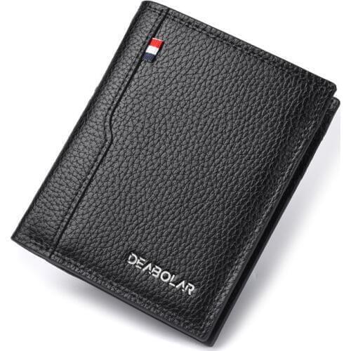 DEABOLAR Men's Leather Wallets