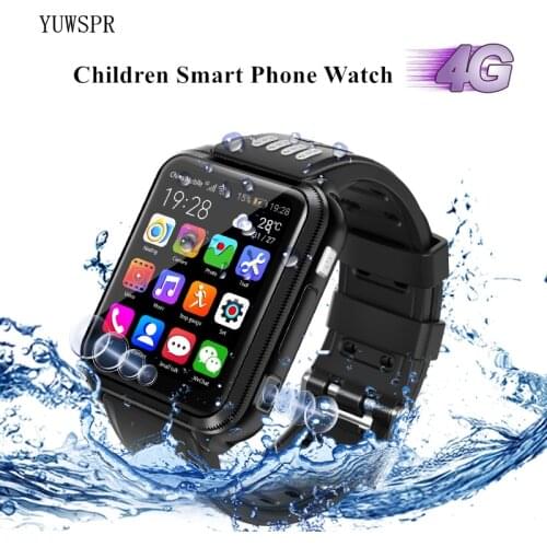 Children Smart Watch 4G GPS Tracker Dual Camera Waterproof Whatsapp Facebook Video Call Play Music Kids Smart Clock Big Battery