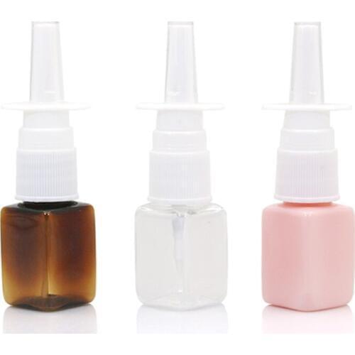 10pcs/lot 10ml square PET direct spray bottle spray bottle sprayer packaging plastic spray bottle trial bottle PJ62-10