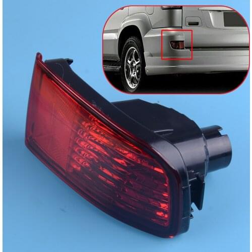 Plastic Car Rear Left Bumper Red Reflector Tail Light Lamp Fit for Toyota 4Runner 2003 2004 2005 81590-60141
