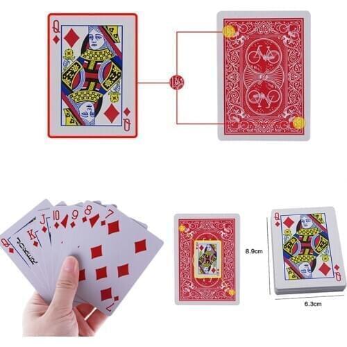 Poker Cards Marked In Secret Magic Toys Unexpected Tricks Card Games Easy To Do Magic Trick New