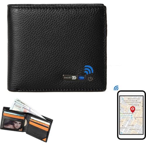 Smart LB 100% Genuine Leather Men Wallets Premium Product Cowhide For Man And Women Short Smart wallet