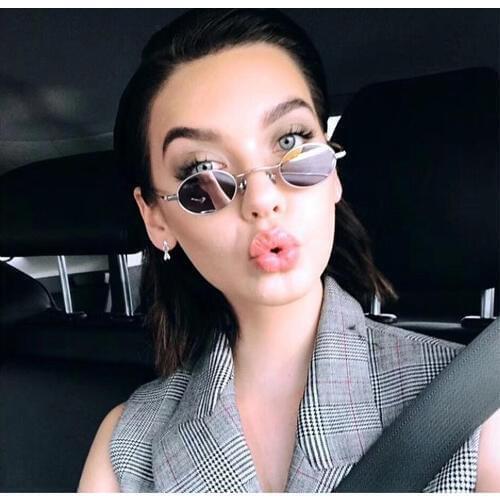 Kachawoo Round Mirrored Sunglasses Men Retro Gold Black Metal Frame Small Oval Sun Glasses Women Vintage Eyewear