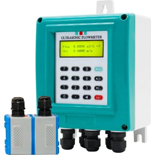 Clamp on sensor TDS-100 flow meter standard ultrasonic flow meter
