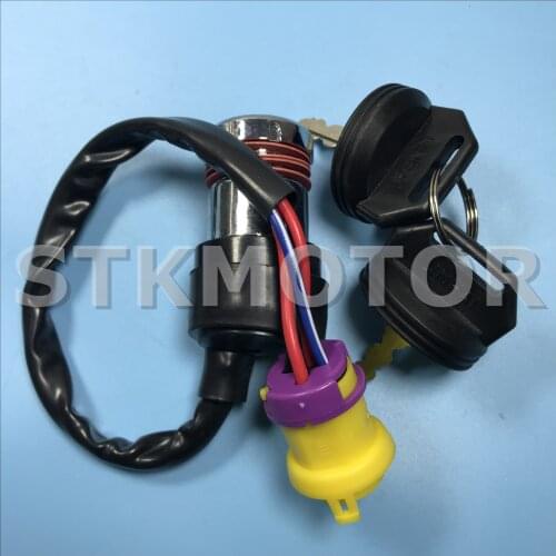 Waterproof Ignition Key Switch OEM Linhai Goon Muddy Bighorn 260cc 300cc 400cc ATV Parts