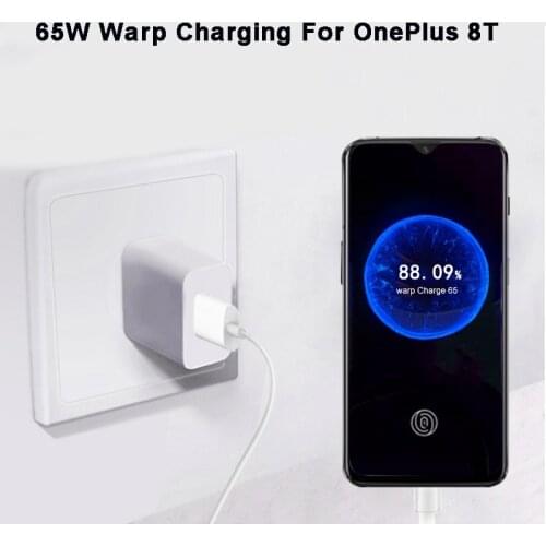 65W Warp Charger/30W Warp/20W Dash Charger For OnePlus 8T /Nord /One Plus 8 Pro/8/1+7 Pro/1+7T Pro/1+6T/1+6 USB Type-C Cable