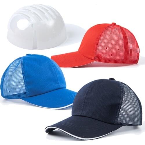 Bump Cap Work Safety Helmet Summer Breathable Security Anti-impact Lightweight Helmets Fashion Casual Sunscreen Protective Hat