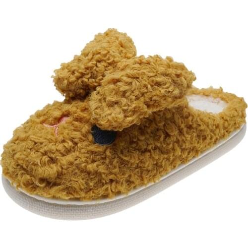 Womens Shoes Rosette Soft And Comfortable Casual Fur Slippers Warm In Home Vanny Factory Store