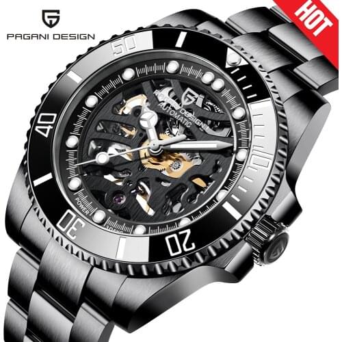 2020 pagani design mechanical watch men Brand Luxury Mens Stainless Steel saphire Male Clock waterproof montre automatique homme