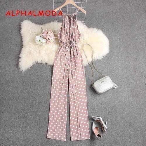 ALPHALMODA Women's Summer Jumpsuits