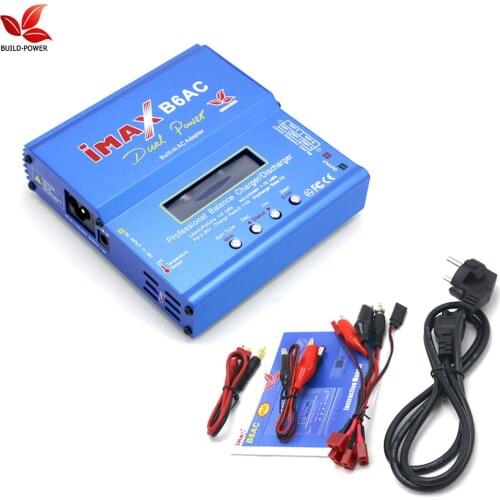 1pcs 80W Digital iMax B6AC Lipro Battery Original Balance Charger for RC Model Nimh Battery Balancing Charger+Retail box