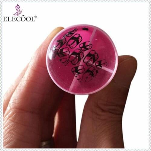 ELECOOL 1Pc DIY Nail Art Silicone Clear White Jelly Stamping Stamper Scraper Image Plate Transfer Manicure Tool For Fashion Lady