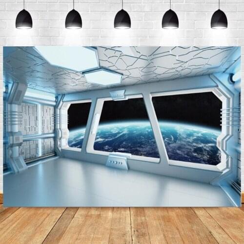 Spaceship Interior Background Futuristic Science Fiction Photography Backdrops Spacecraft Cabin Photo Shoot Astronomy Universe