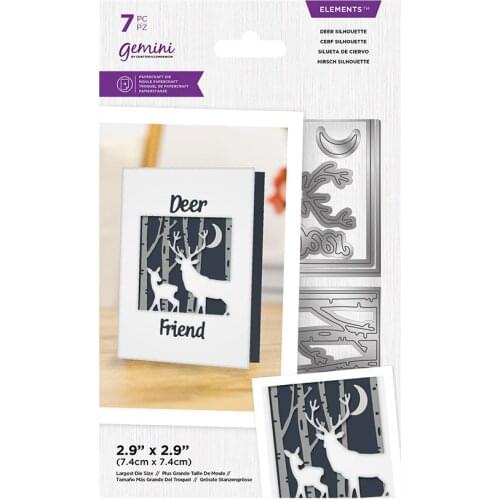 2021 AliliArts Metal Cutting Dies Deer Silhouette diy Scrapbooking Photo Album Decorative Embossing PaperCard Crafts Die