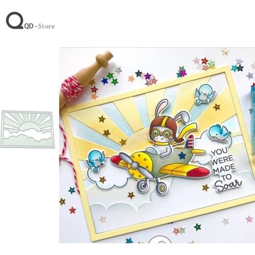 Sky Background Metal Cutting Dies Scrapbook Handmade Tools DIY Card Make Mould Model Craft Decoration New 2021 Wholesale