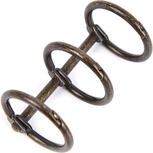 1pcs A5 A6 Metal Spiral Binder Clip Stainless Steel Binder File Folder Clip Ring Binder Clip Iron Clip Loose-leaf Metal Split