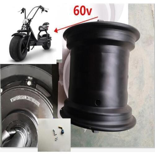 18inch Widen Scooter Drive Motor Wheel 2000W 60V 72V Hally Motor Electric Motocycle Citycoco Scooter Electric Bicycle Motor