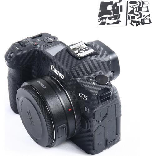 Anti-Scratch Camera Body Carbon Fiber Film Kit for Canon EOS R5 R6 RP R 200D 200DII camera Sticker Decoration Protection Sticker