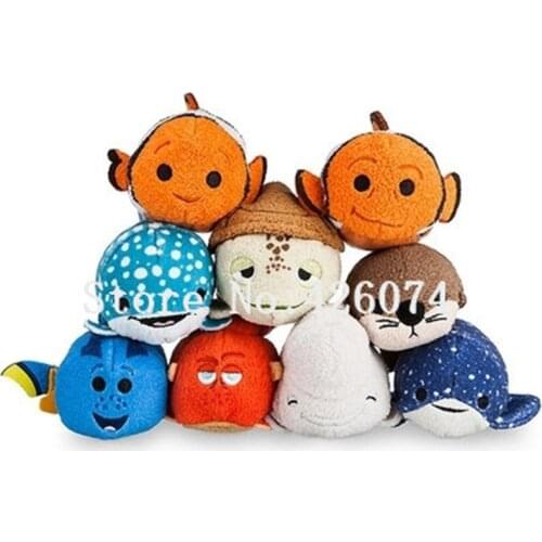 New Fish Bailey Destiny Hank Mr. Ray Baby Otter Crush Mini Plush Smartphone Cleaner Kids Stuffed Toys For Children