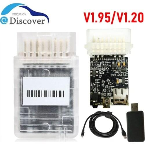 OBD V1.95 OBD 1.95 V1.20 ECU Upgrade Tool openport 2.0 Transfer Stable Real Reading OBD 1.20 With USB Dongle