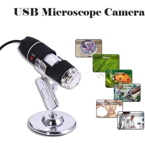 Portable USB Microscope Camera Digital Magnifier with Mega Pixels 500X to 1000X Electronic Endoscope Camera for Windows Android