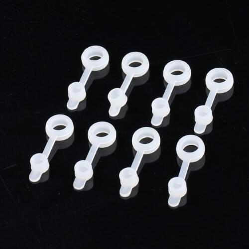 Silicone Straw Hole Grommets Antileak Reusable Stopper Airlocks with Attached Plugs for Mason Jar Wine Beer Brewing Fermentation