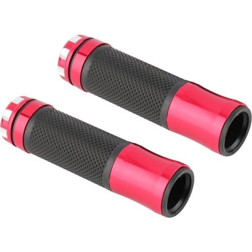 Replacement One Pair Motorcycle Handle Bar Sports Metal Rubber Hand Grips