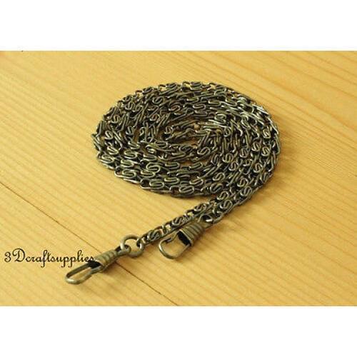 Bag chain purse chain for bag metal shoulder chain cross body strap chain anti bronze 120 cm K76