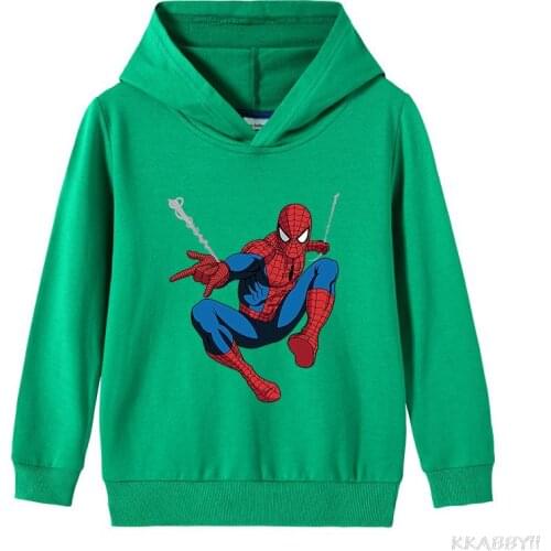Disney Spider Man hoodie t shirt boys girls clothes girls long sleeve clothes Sweatshirt children hoodies clothing