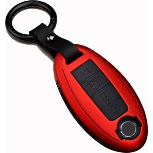 Car Smart 4 Button Remote Folding Key Cover Case Holder Protect Keychain Keyring for NISSAN LIVINA SYLPHY SUNNY TEANA MURANO